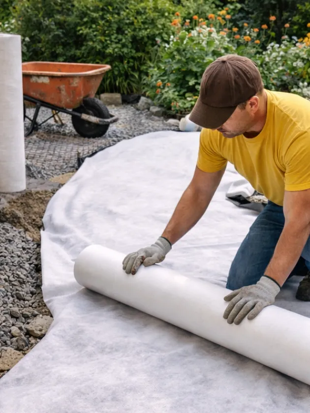 Геотекстиль на участке: как выбрать и применить, чтобы потом не переделывать